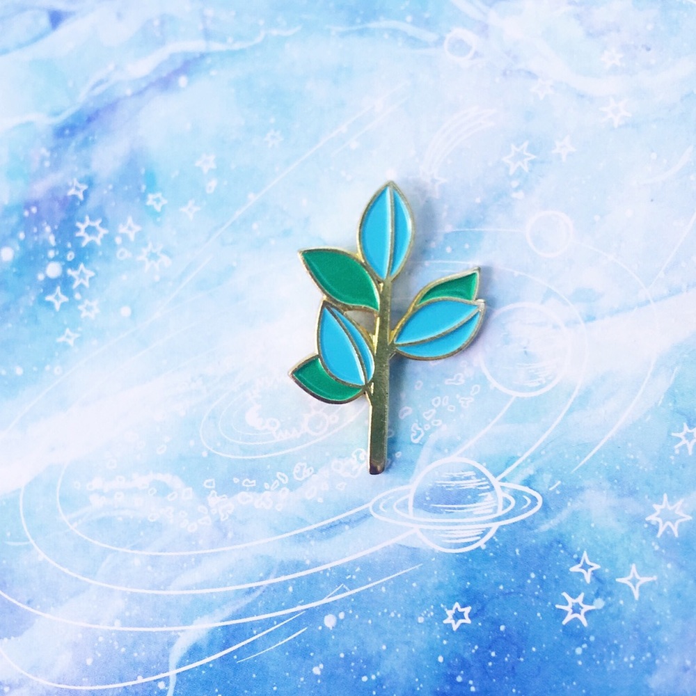 ✨ Leafy Branch Pin ✨
